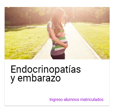 Curso Endocrinopatía y embarazo